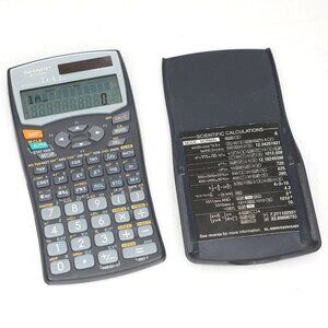 Sharp  EL-546W Scientific Calculator D.A.L Advanced Grey School Academia Math